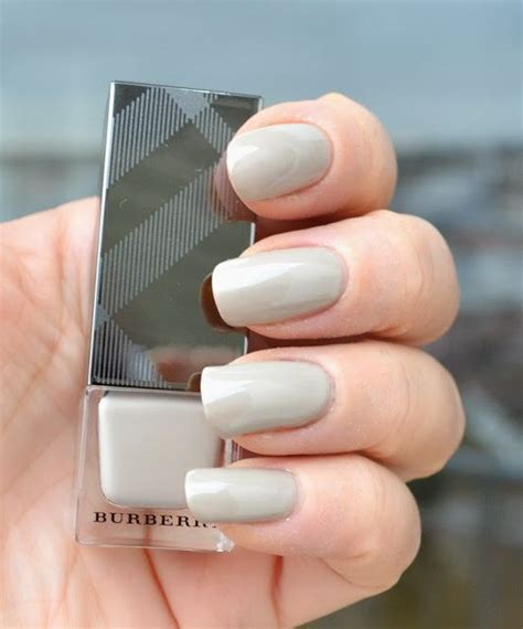 burberry nails black|Burberry nail polish steel grey.